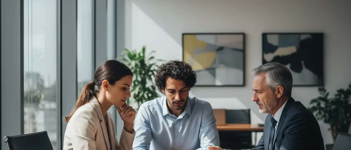 Casal português revê contrato de arrendamento com advogado em escritório