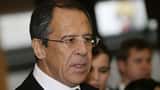 Russlands utenriksminister Sergej Lavrov under et diplomatisk møte