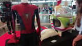 Spider-Man costume at film event representing entertainment investment opportunities in Australia