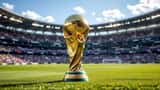 Illustration of world cup trophy in 2026
