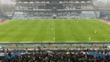 Vista aérea do Mapei Stadium em Reggio Emilia, palco do jogo Sassuolo AC Milan de outubro de 2026
