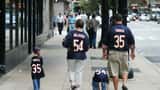 Chicago Bears fans cheering at an NFL game, streaming guide 2026