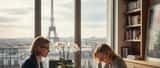 Avocat spécialisé en droit de la famille consultant avec une mère à Paris