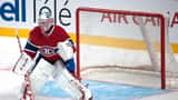 Carey Price in Montreal Canadiens uniform making a save, documentary press photo style