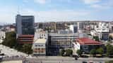 Kosovo government building and parliament in Pristina