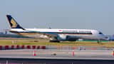 Singapore Airlines Airbus A350-900 at Brisbane Airport, Australia