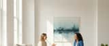 Woman speaking with a therapist in a calm modern therapy office
