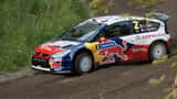 Sébastien Ogier ajamassa ralliautoa Secto Rally Suomessa