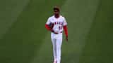 Jose Soriano pitching for the Los Angeles Angels in an MLB game