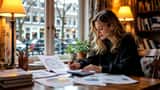 Astrologisch horoscoop wiel met sterrenbeelden