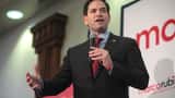 USAs utenriksminister Marco Rubio taler ved et arrangement