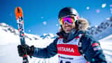 Alexis Pinturault en tenue de ski alpin sur une piste enneigée en 2026