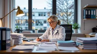 Overlæger på Aarhus universitetshospital sammenligner overenskomstdokumenter