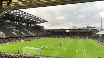 João Palhinha im Trikot beim Spiel Fulham vs Burnley, Dezember 2023
