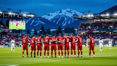 Erling Haaland celebrates a goal for Norway national football team during 2026 World Cup qualifiers