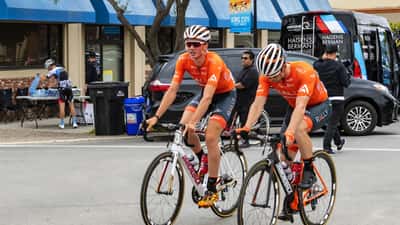 Brandon McNulty cycliste professionnel en course, futur champion du monde 2026
