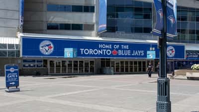 Le Rogers Centre, stade des Blue Jays de Toronto, lors d'un match de baseball de la MLB