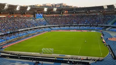 Stadio Diego Armando Maradona à Naples lors d'un match de Serie A