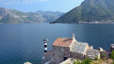 Bay of Kotor Montenegro aerial view 2026