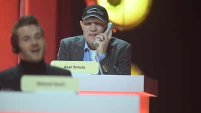 Axel Schulz beim Spendentelefon der José Carreras Gala in Leipzig