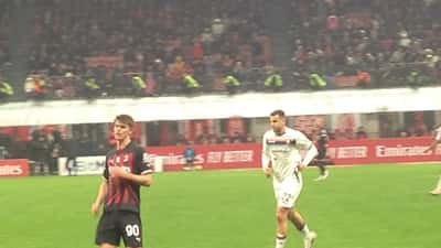 Charles De Ketelaere i aktion for AC Milan mod Salernitana i Serie A 2023
