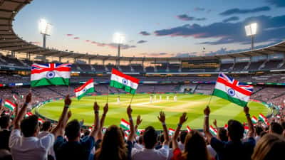 England vs India cricket match 2026 stadium crowd