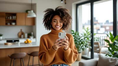 Pantalla de un smartphone mostrando varios iconos de aplicaciones de redes sociales