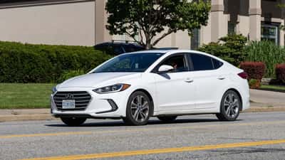 2017 Hyundai Elantra photographed in Windsor, Ontario, Canada