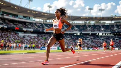 Femke Broeders-Bol loopt 800 meter op atletiekbaan in 2026