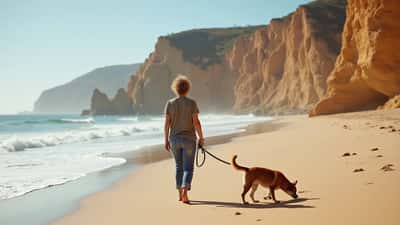 Praia com cão no feriado de 25 de Abril: onde é permitido, as multas e o que o veterinário recomenda