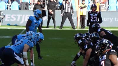 Ottawa Redblacks players in CFL East Semi-Final action, representing player injury and legal rights in Canadian football 2026