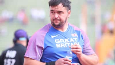 Shot put athlete competing at Men's Shot Put event, European Athletics Championships 2022