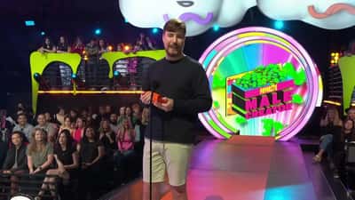 MrBeast Jimmy Donaldson en los Kid's Choice Awards 2022
