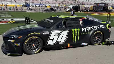Ty Gibbs driving the No. 54 Joe Gibbs Racing Toyota in the 2026 NASCAR Cup Series at Las Vegas Motor Speedway