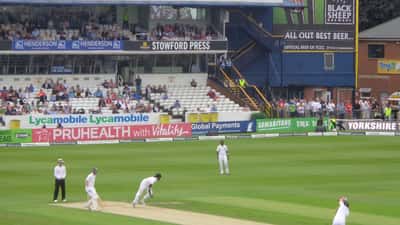 Match de cricket England vs Sri Lanka au Headingley Stadium, Leeds