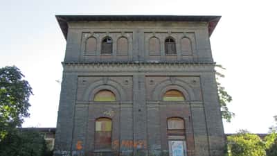 Historischer Wasserturm am Nordbahnhof Wien 2016