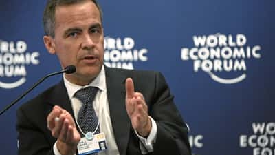 Mark Carney speaking at Davos World Economic Forum