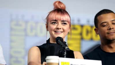 Maisie Williams at public event, reflecting on fame and mental health in her entertainment career