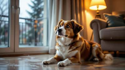 Tief Doreen bringt Gewitter: Was Tierärzte gegen Panik bei Hund und Katze empfehlen