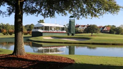 Hål på East Lake Golf Club under Tour Championship 2026, PGA Tours säsongsfinal i Atlanta