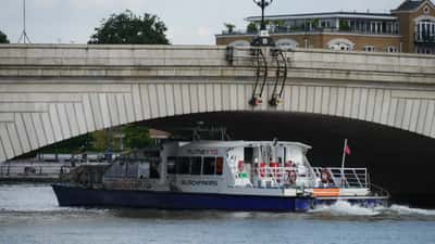Putney Bridge over the River Thames in London, site of the infamous Putney Pusher incident in 2017