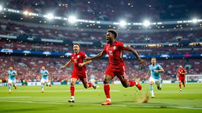 Charles De Ketelaere firar mål för Belgien under VM 2026