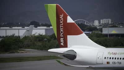 Airbus A330 da TAP Air Portugal no aeroporto internacional Galeão, Rio de Janeiro