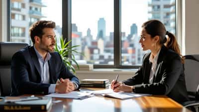 Person consulting a human rights lawyer about racial discrimination in Canada