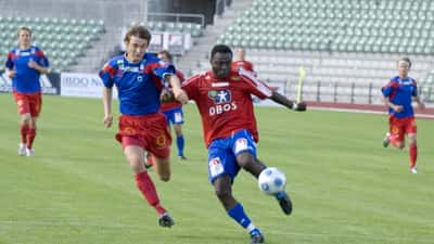 Fotballkamp i Nord-Norge – norsk toppfotball representert av spillere på banen