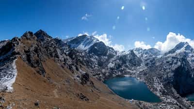 Gosaikunda innsjø i Langtang nasjonalpark, Nepal – trekkingruter hardt rammet av flom august 2026