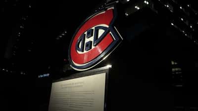 Montreal Canadiens monument at Centre Bell arena in Montreal, Quebec