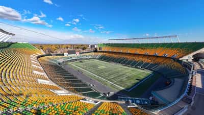 Commonwealth Stadium in Edmonton, home of the CFL's Edmonton Elks