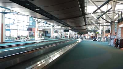 Concourse D departure terminal at Vancouver International Airport YVR