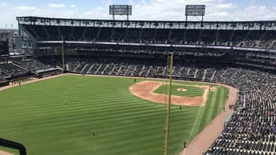 White Sox and Mets players on the field at Guaranteed Rate Field Chicago August 2026